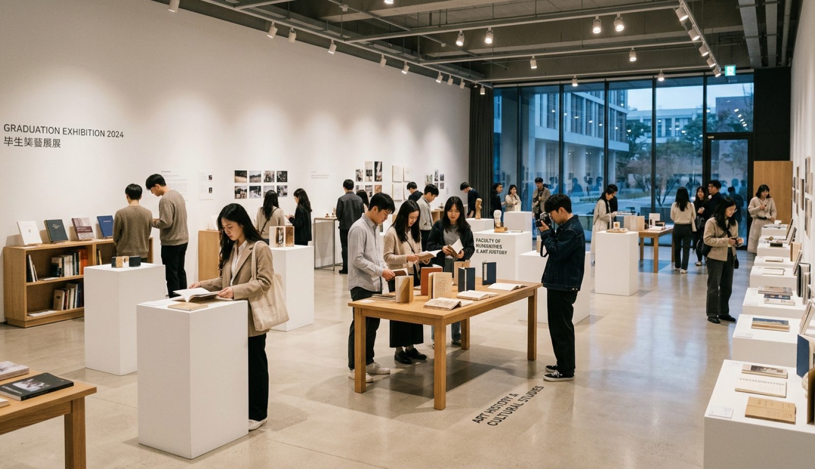 艺术史论专业毕业展现场